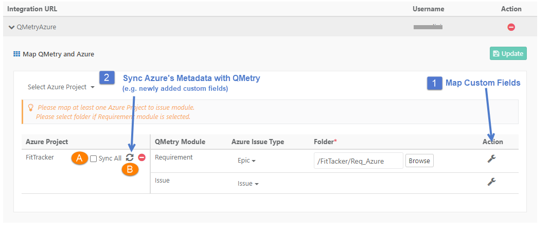Sync Azure's Metadata