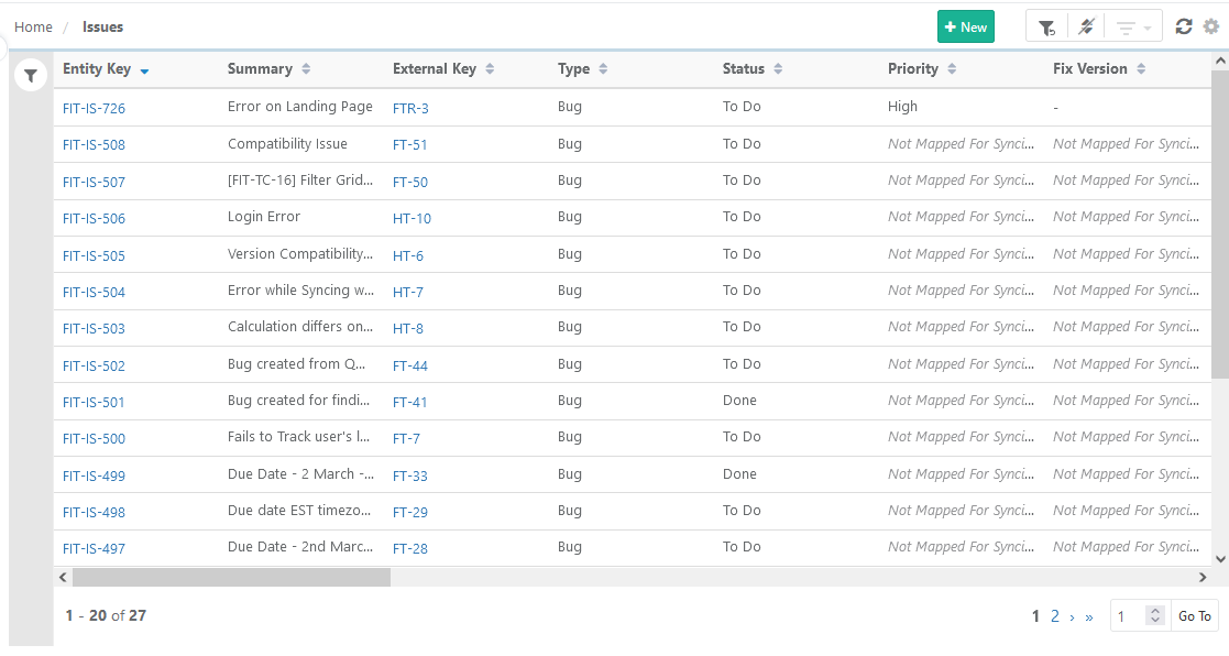 Sync fields to reports Sync fields to reports