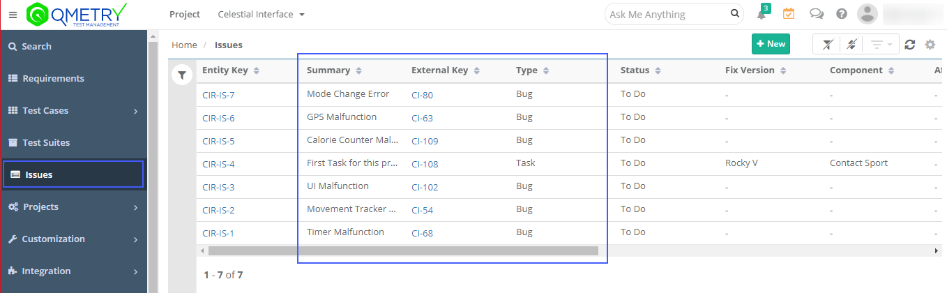 QPro_Migration_Bugs_imported_as_Issues_in_QMetry__with_External_Key_.png