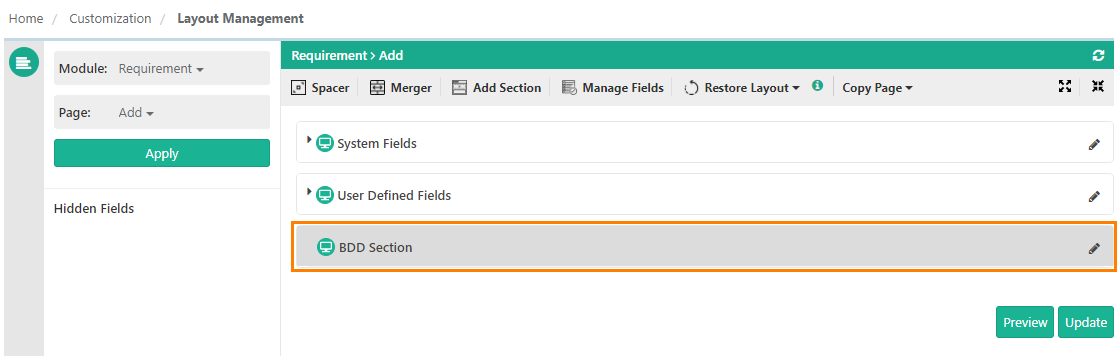 QPro_Customization_BDD