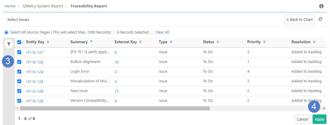 QMetry_Screenshot_Verify_Traceability2.png Select Trace by Issue view